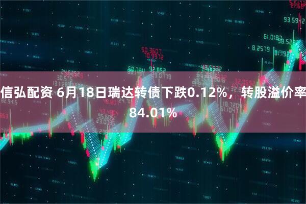信弘配资 6月18日瑞达转债下跌0.12%，转股溢价率84.01%