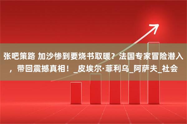 张吧策路 加沙惨到要烧书取暖？法国专家冒险潜入，带回震撼真相！_皮埃尔·菲利乌_阿萨夫_社会